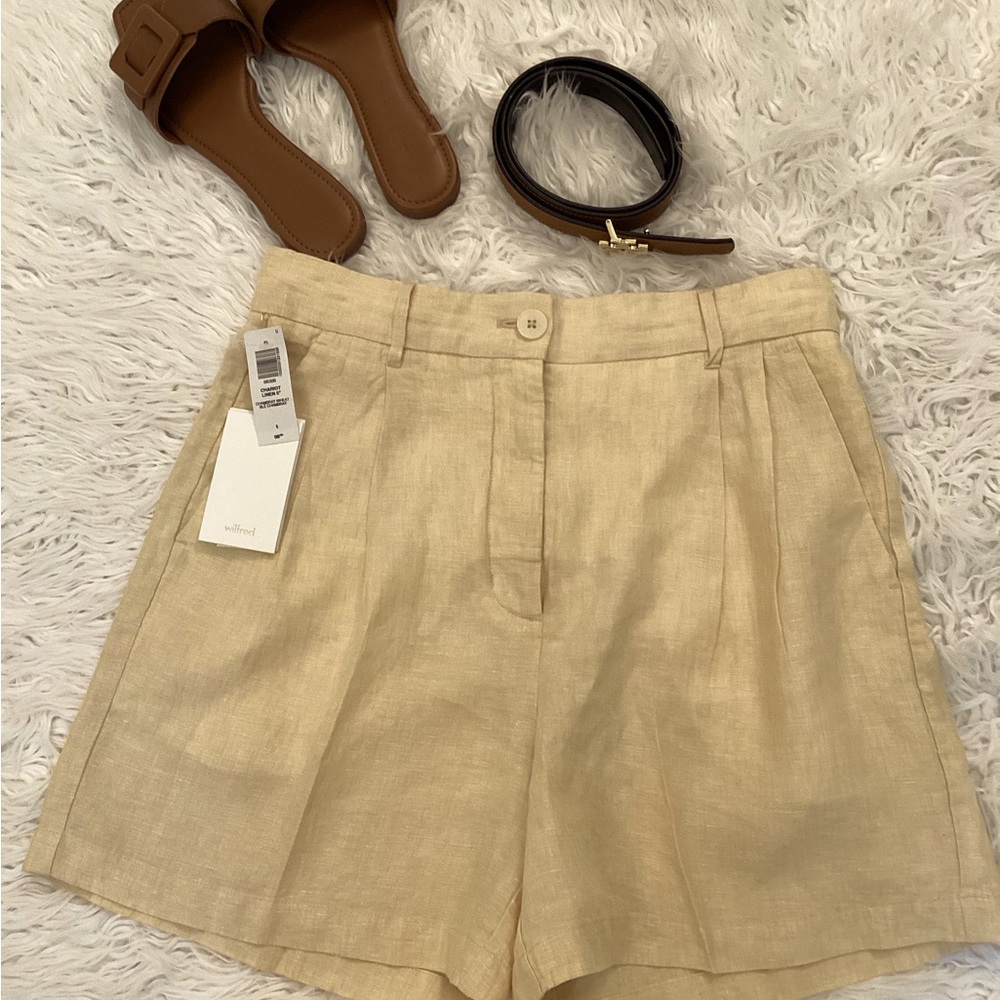 Aritzia Wilfred Chariot Linen Short 5”